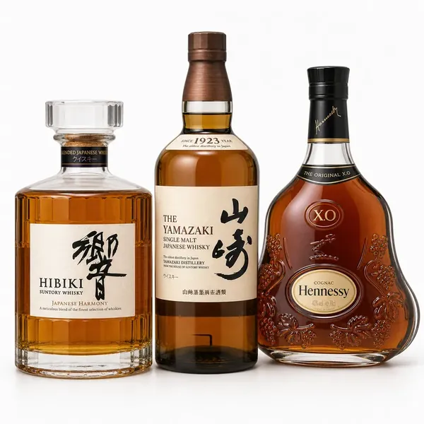 お酒の買取例(ウィスキー、ブランデー)